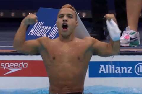 Carlos Daniel Serrano, récord y medalla de oro en Mundial de Paranatación