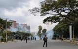 Protestas en la Universidad del Valle terminaron en disturbios, en Cali
