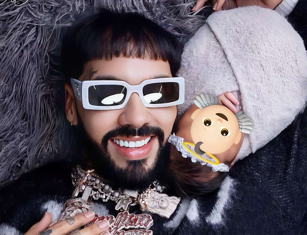Nació hija de Anuel AA. El cantante publicó foto junto a la bebé
