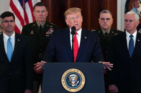 Trump: "Irán ha sido un promotor del terrorismo"