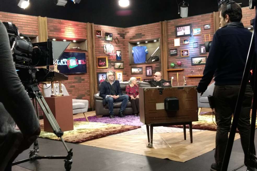 Un detrás de cámaras de la grabación de “La Tele Letal”. / Ana María Mateus