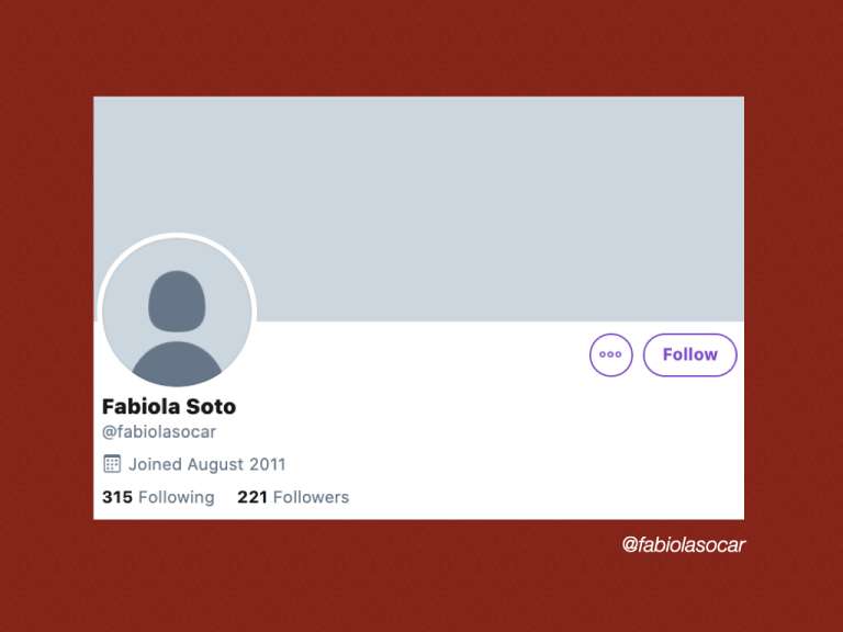 A continuación, algunas las cuentas de Twitter que participaron en alguno de los siete hashtags en contra de la JEP, y que tras las dos pruebas para comprobar si son bots, tienen una probabilidad superior al 82 % de ser una cuenta automatizada.