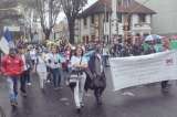 Doble jornada de manifestaciones en Bogotá