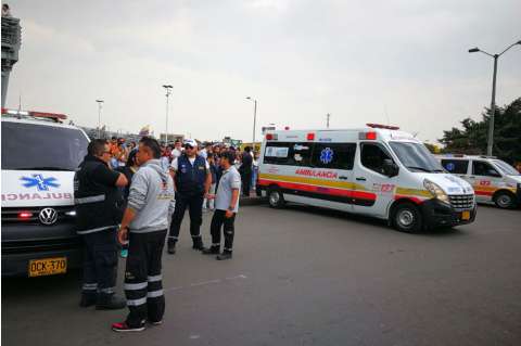 En imágenes: así se celebraron los 100 años del cuerpo de bomberos de Medellín