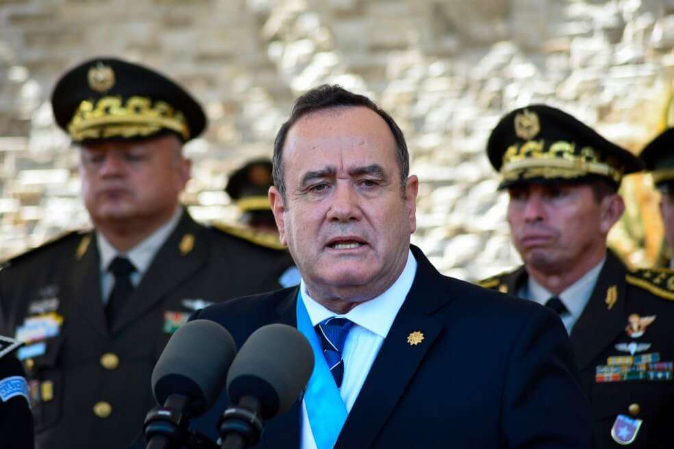 Alejandro Giammattei fue expulsado de Venezuela en octubre pasado, cuando intentaba ingresar para reunirse con Juan Guaidó. / AFP
