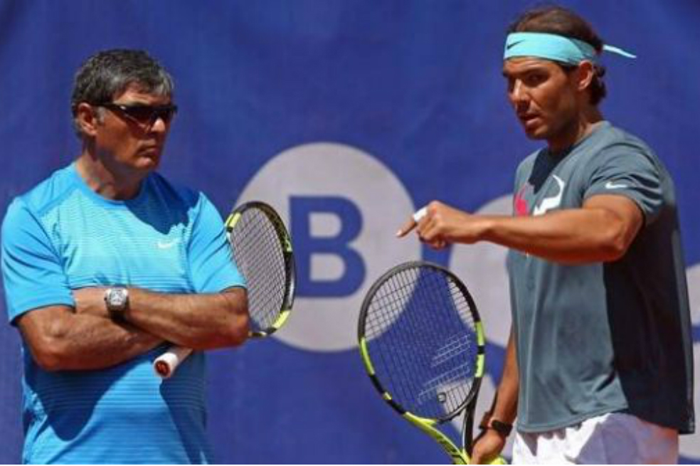 Tony Nadal (izq.) y Rafa Nadal. / EFE