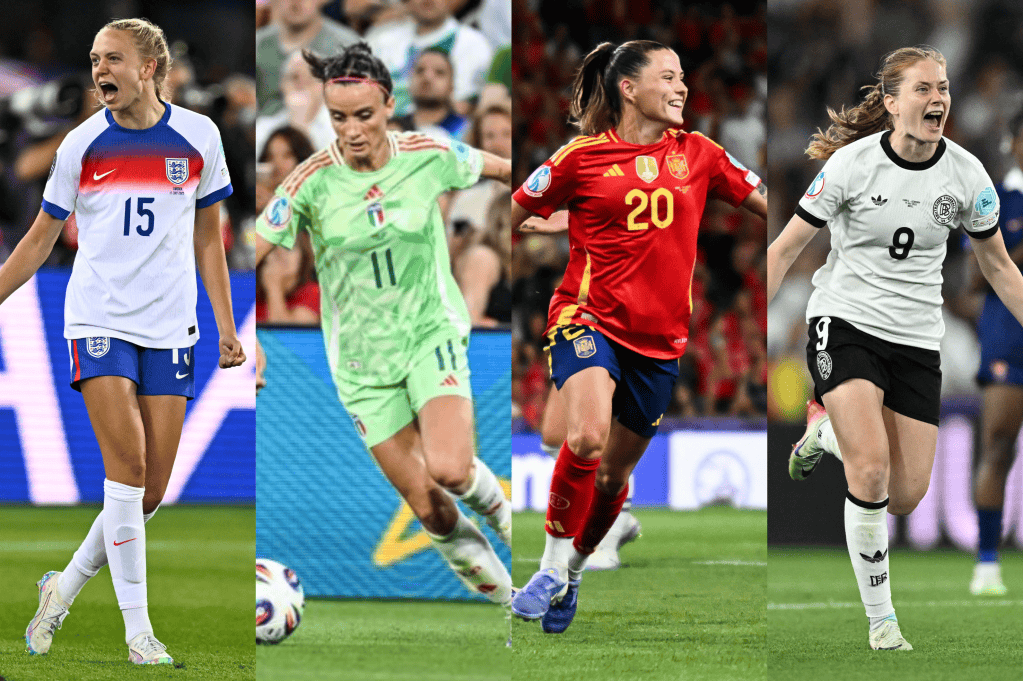 Inglaterra, Italia, España y Alemania, los finalistas de la Eurocopa Femenina 2025.