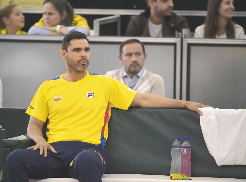 Alejandro Falla, quien colgó la raqueta en 2018, es el actual capitán de Colombia en la Copa Davis.