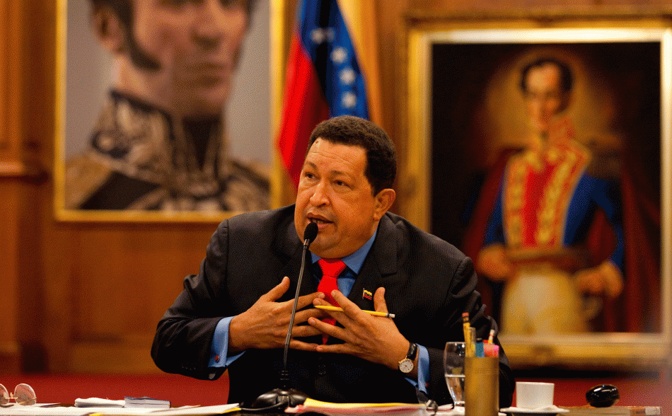 Hugo Chávez, presidente de Venezuela. Foto: AFP