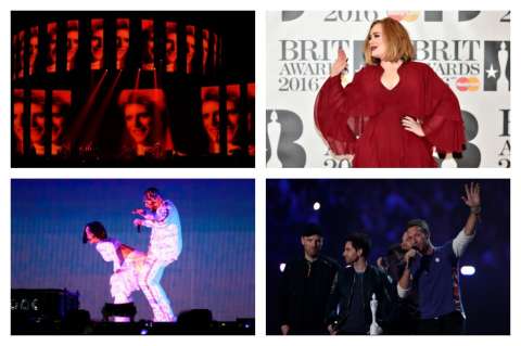Adele, homenaje a David Bowie y récord de Coldplay marcan los Brit Awards 2016
