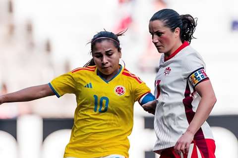 Colombia sufrió en su debut y fue goleada por Canadá en la Copa She Believes 2026