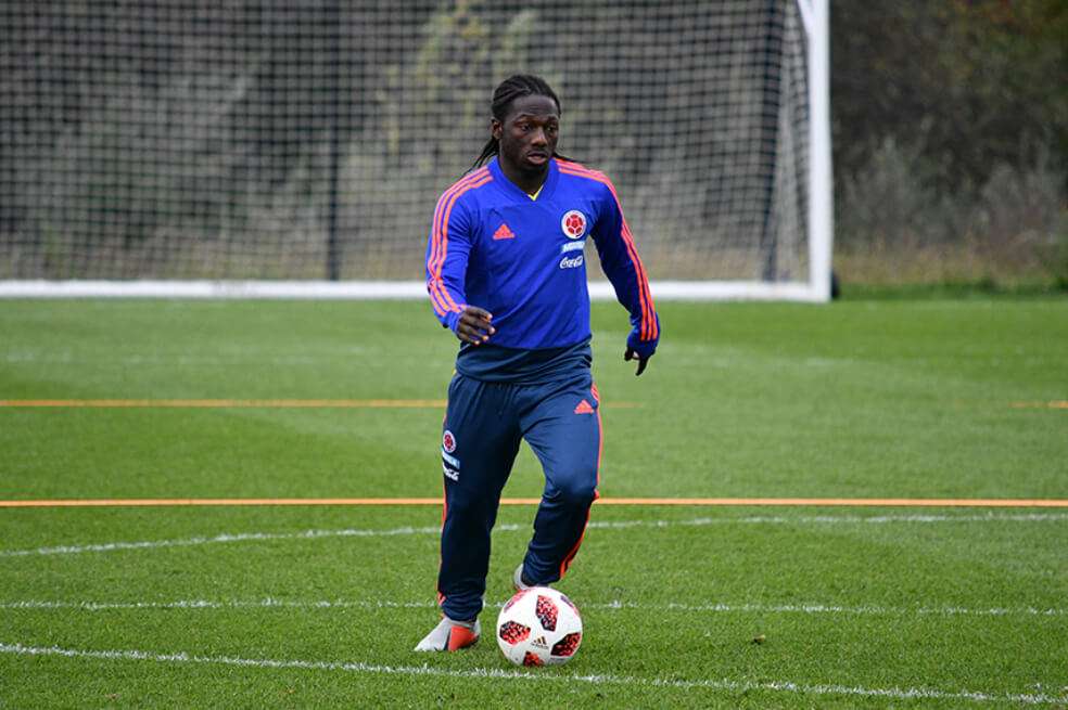 Yimmi Chará, jugador colombiano del Atlético Mineiro. / Federación Colombiana de Fútbol