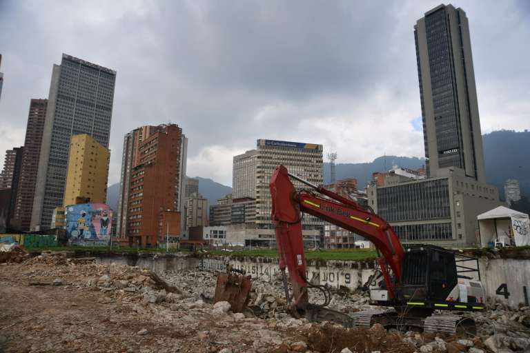 Estación 14: Para la construcción de esta estación se adelantan operaciones en la avenida Caracas con calle 42 y calle 44.