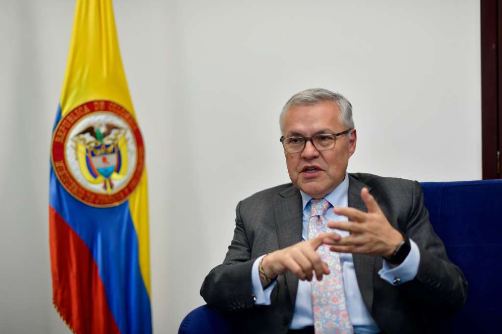 Ministro de Justicia, en entrevista.