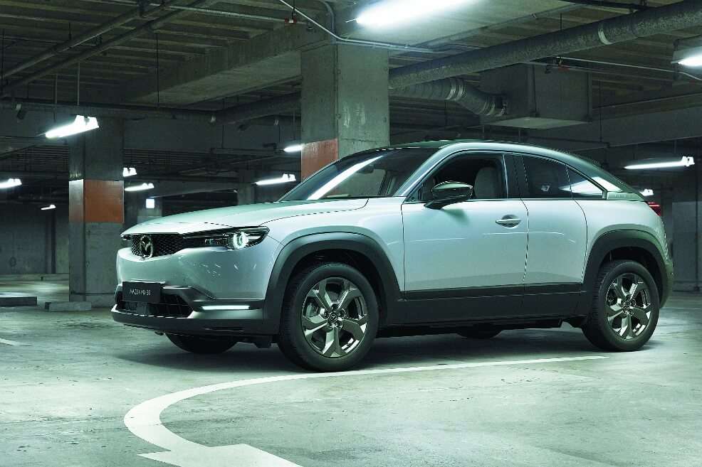 El MX-30, el primer vehículo eléctrico que Mazda va a comercializar. / Cortesía Mazda