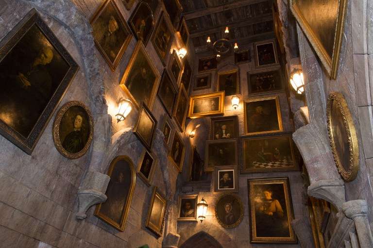 An interior view of Hogwarts is seen during the 'Wizarding World of Harry Potter Opening' press preview at Universal Studios Hollywood in Studio City, California, on April 6, 2016.
/ AFP PHOTO / VALERIE MACON