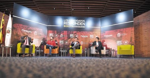 Movilidad y seguridad, los ejes del debate por la Alcaldía de Bogotá