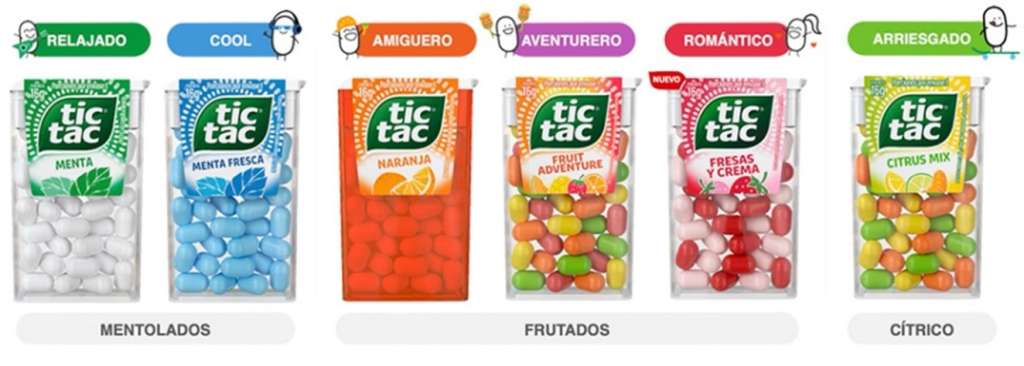 Sabores Tic Tac