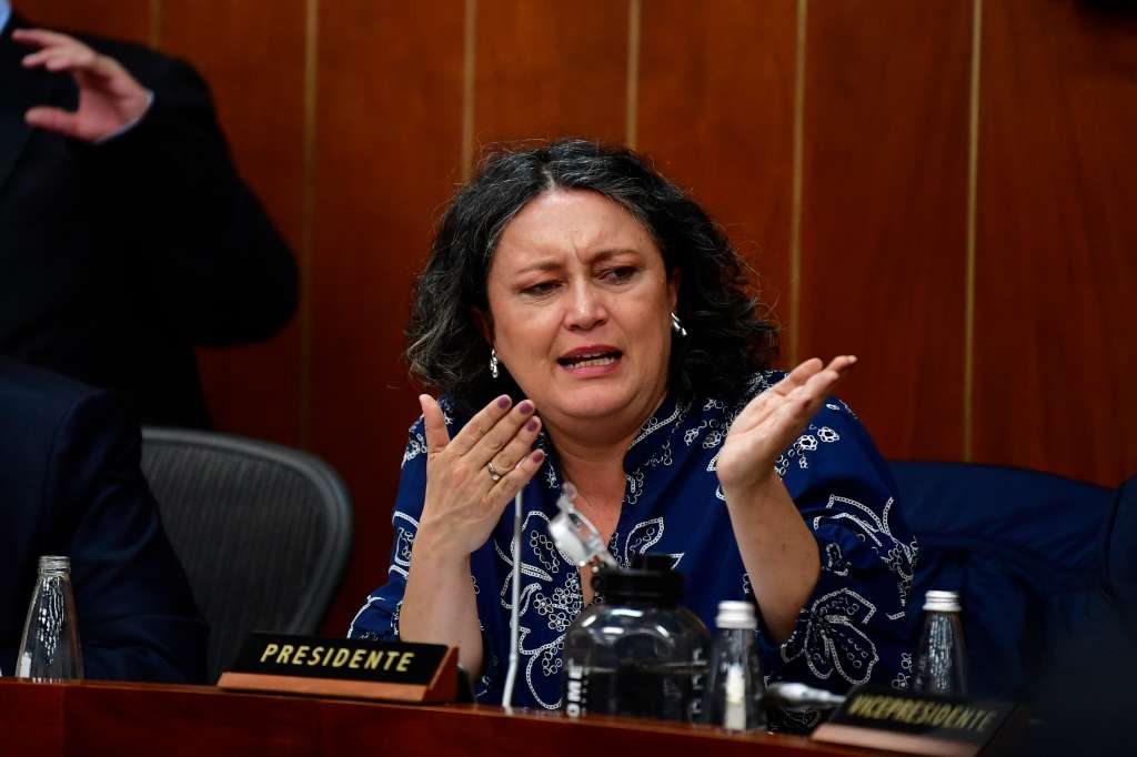Presidenta comisión cuarta del Senado durante el debate de la Reforma Laboral realizado en la Comisión Cuarta – Senado de la República