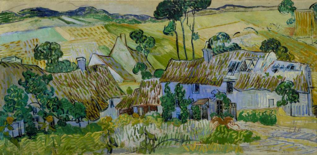 "Farms near Auvers", una de las obras emblemáticas de Van Gogh. / Cortesía