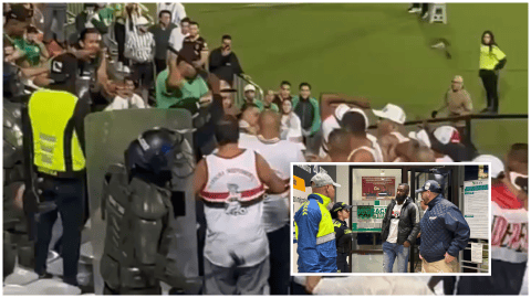 Deportaron a hincha del Sao Paulo por riña en el Atanasio en partido con Nacional