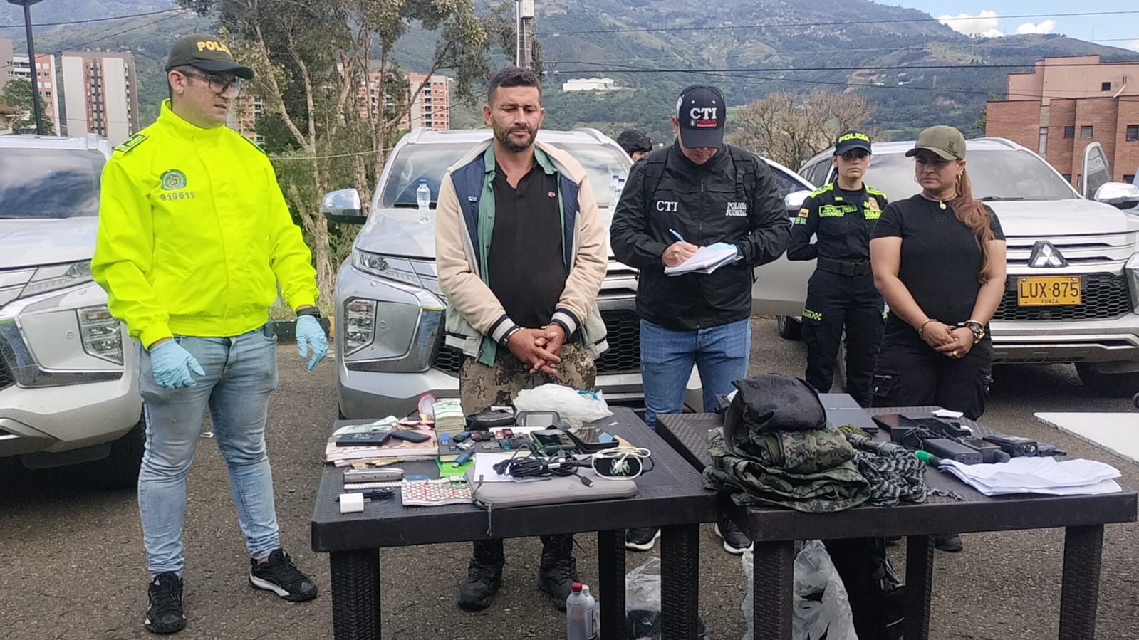 Disidente capturado en carro de UNP