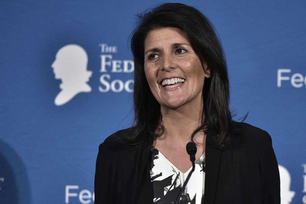 La gobernadora de Carolina del Sur y candidata a embajadora ante la ONU, Nikki Haley, de 44 años de edad, es hija de inmigrantes indios. / AFP
